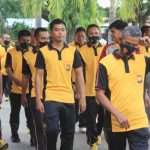 Jumat Sehat, Personel Polres Pinrang Laksanakan Olahraga Pagi