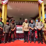 Kapolres Pinrang Hadiri Launching Kampung Rostative Justice (RJ) Kejaksaan Negri Pinrang Di Desa Pakeng Kecamatan Lembang Kabupaten Pinrang
