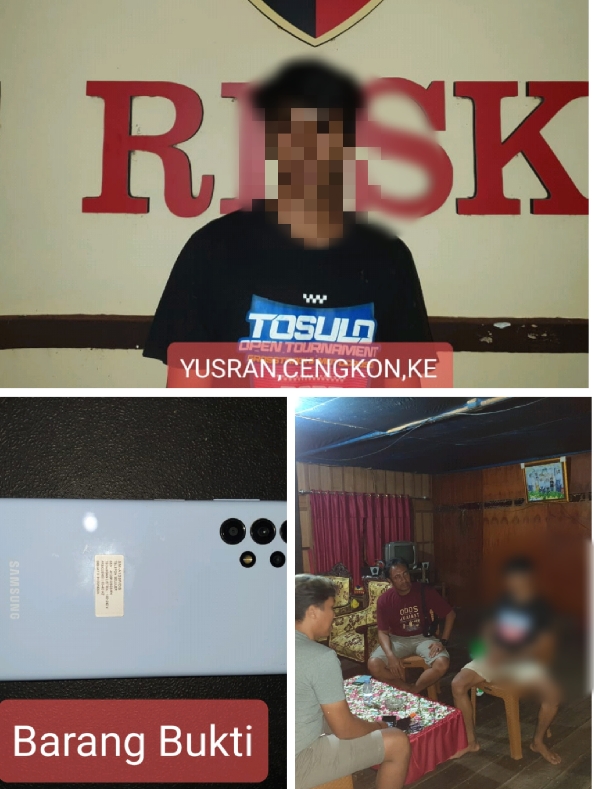 Team Crime Fighters Resmob Polres Pinrang Kembali Ungkap Kriminal Pencurian Handphone